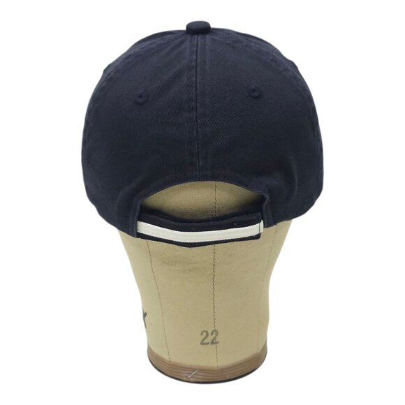 Tupelo Regional Airport Strapback Cap Embroidered Logo Baseball Hat Navy Blue - Picture 4 of 14